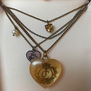 Juicy Couture multi chain necklace